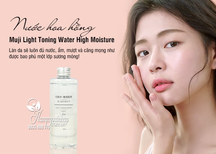 Nước hoa hồng Muji Light Toning Water High Moisture 200ml của Nhật Bản 2