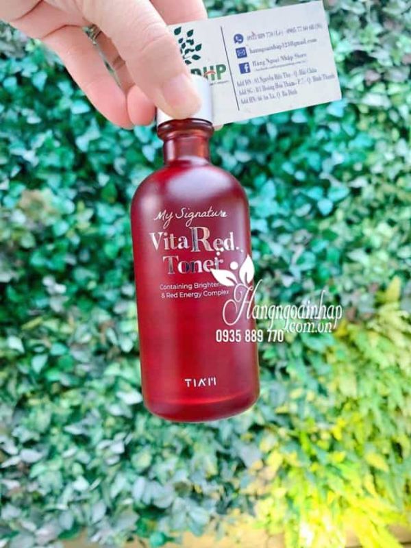 Nước hoa hồng My Signature Vita Red Toner Hàn Quốc, chai 130ml 1