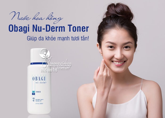 Nước hoa hồng Obagi Nu-Derm Toner 198ml cho mọi loại da 1