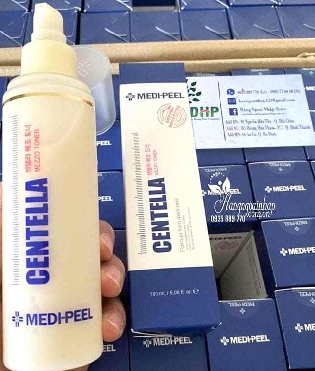 Nước hoa hồng rau má Centella Medi Peel 180ml Hàn Quốc 9