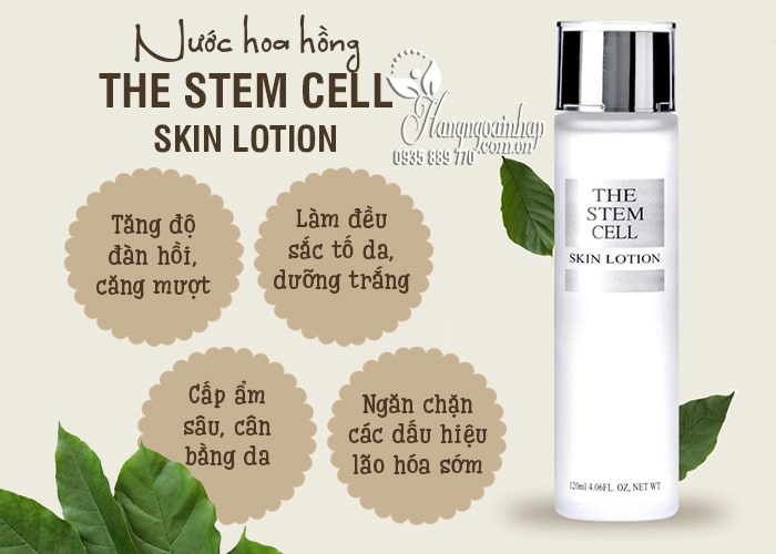 Nước hoa hồng The Stem Cell Skin Lotion 120ml Nhật Bản 1