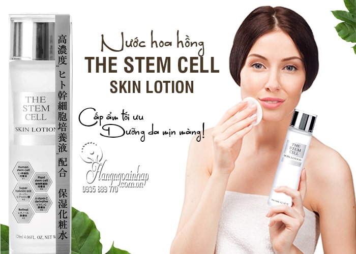Nước hoa hồng The Stem Cell Skin Lotion 120ml Nhật Bản 5
