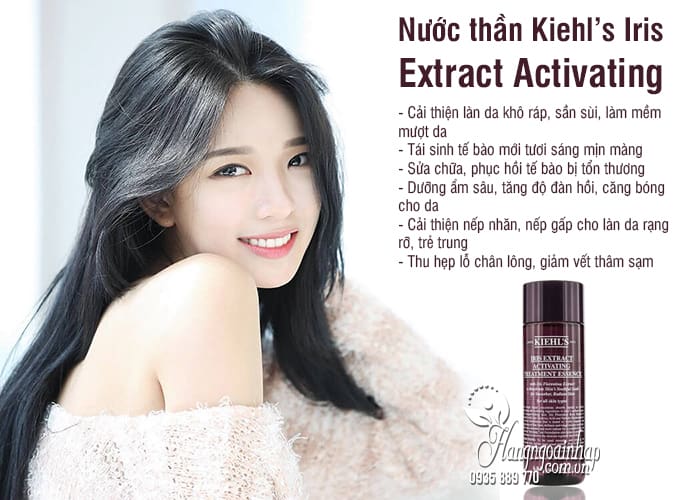 Nước thần Kiehl’s Iris Extract Activating 200ml của Mỹ 3