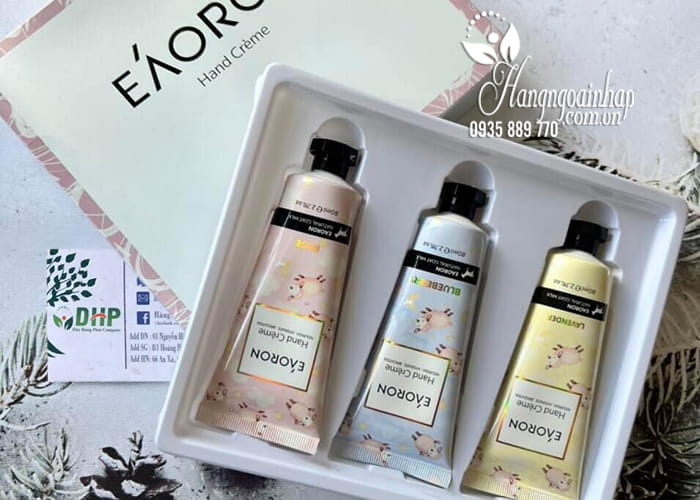 Set 3 kem dưỡng da tay Eaoron Hand Creme 80ml của Úc 1