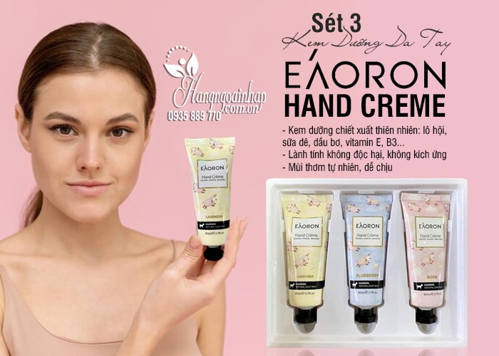 Set 3 kem dưỡng da tay Eaoron Hand Creme 80ml của Úc 8