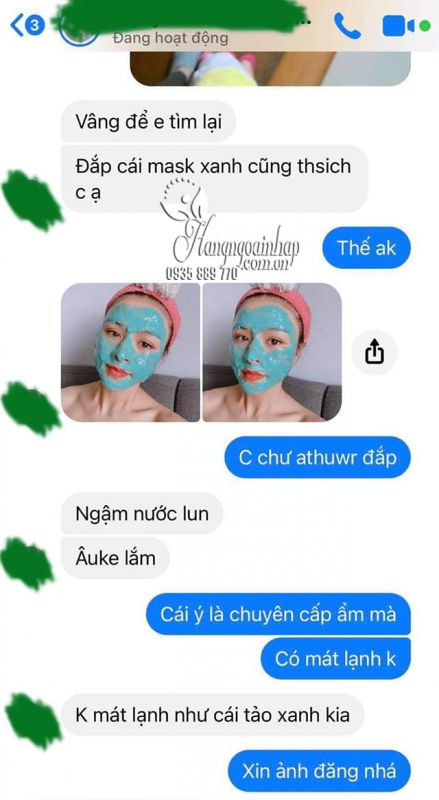 Mặt nạ Volayon dạng bột 500g của Hàn Quốc đủ 4 màu 9