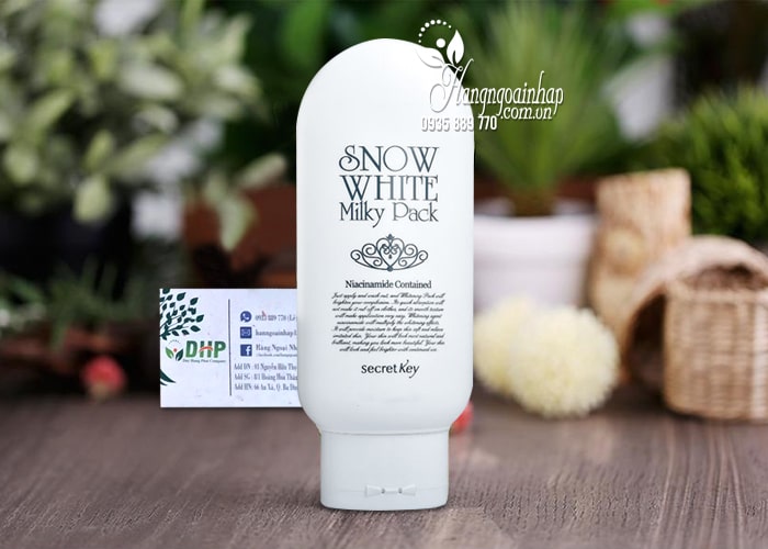 Kem Tắm Trắng Mặt Và Toàn Thân Snow white Milky Pack 9