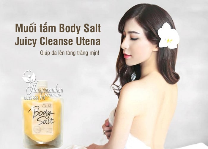 Muối tắm Body Salt Juicy Cleanse Utena 300g Nhật Bản 7