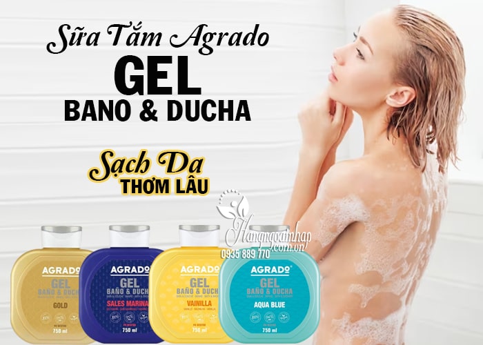 Sữa tắm Agrado Gel Bano & Ducha 750ml của Tây Ban Nha 67