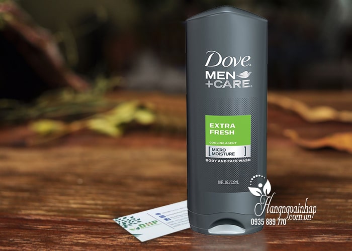 Sữa tắm và sữa rửa mặt Dove Men+ Care Extra Fresh 532ml 1