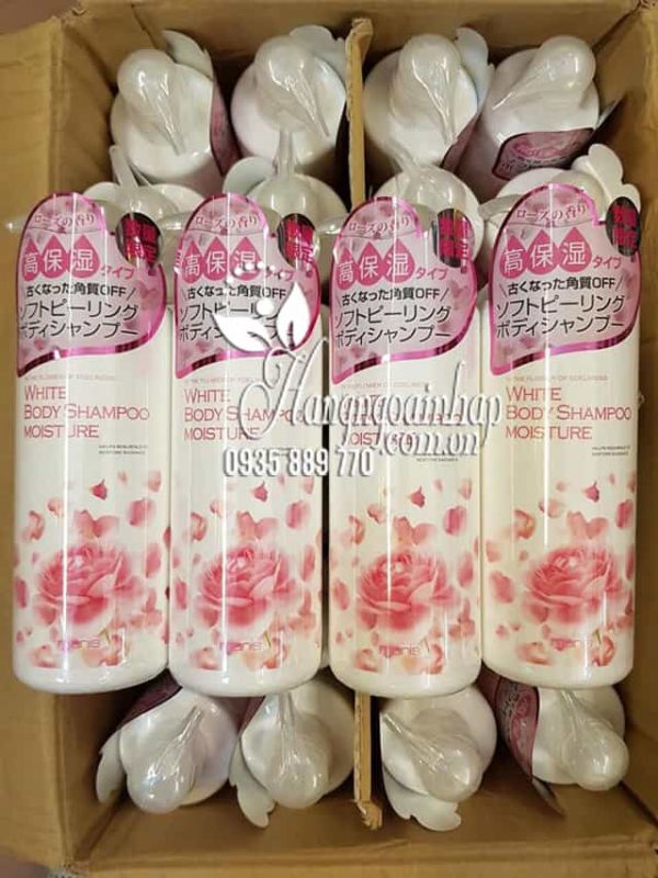 Sữa tắm Manis White Body Shampoo Moisture hồng chai 450ml 1