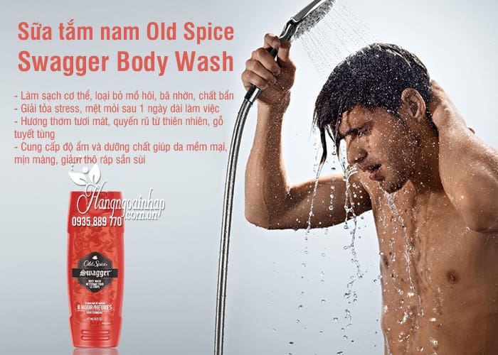 Sữa tắm nam Old Spice Swagger Body Wash 473ml Mỹ 2