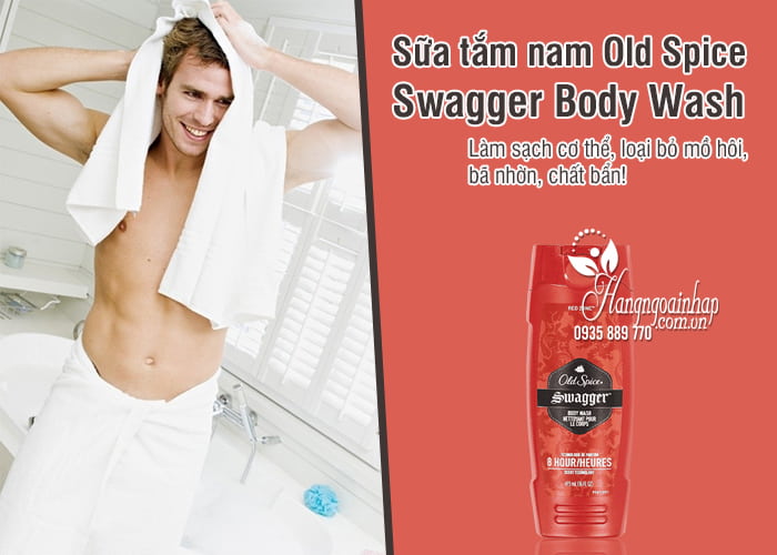 Sữa tắm nam Old Spice Swagger Body Wash 473ml Mỹ 1