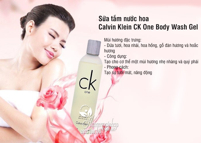 Sữa tắm nước hoa Calvin Klein CK One Body Wash Gel 250ml của Mỹ 1