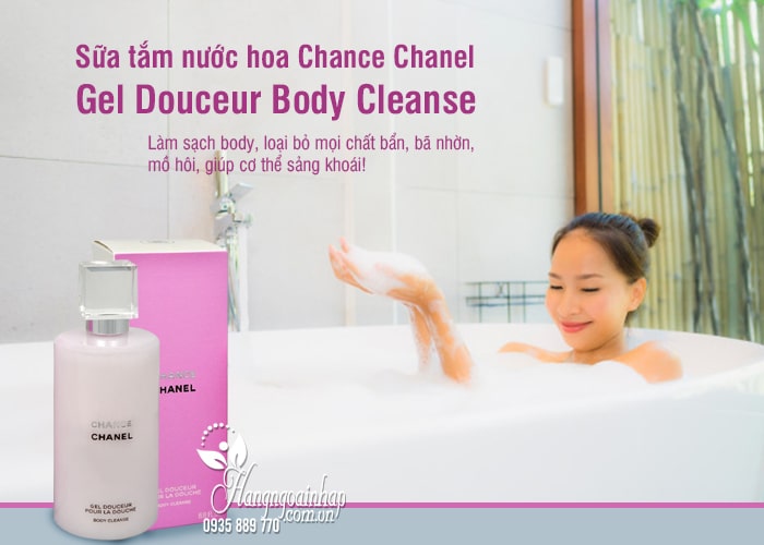 Sữa tắm nước hoa Chance Chanel Gel Douceur Body Cleanse 200ml 2
