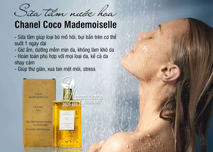 CHÍNH HÃNG Sữa Tắm Coco Chanel Mademoiselle 300ml GIÁ TỐT 