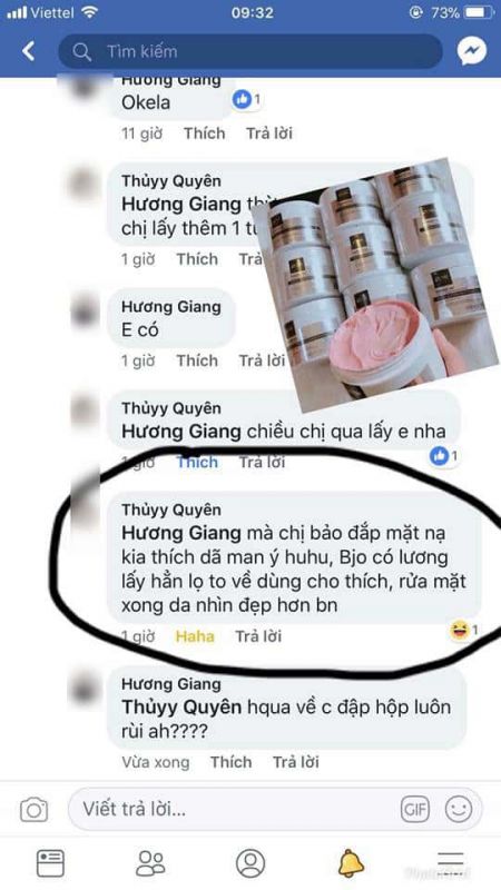 Review ủ trắng face genie của một số chị em đã dùng trên facebook