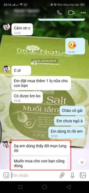 muối tắm body salt review