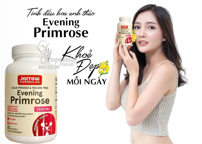 Tinh dầu hoa anh thảo Jarrow Formulas Evening Primrose Mỹ  1