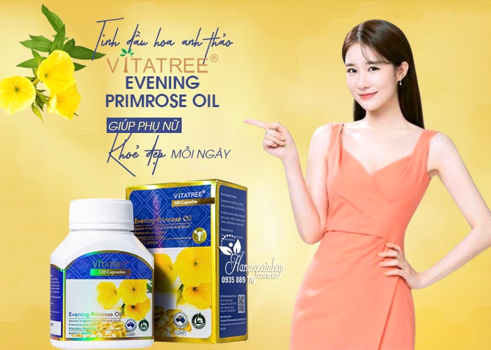 Tinh dầu hoa anh thảo Vitatree Evening Primrose Oil 120 viên Úc 12