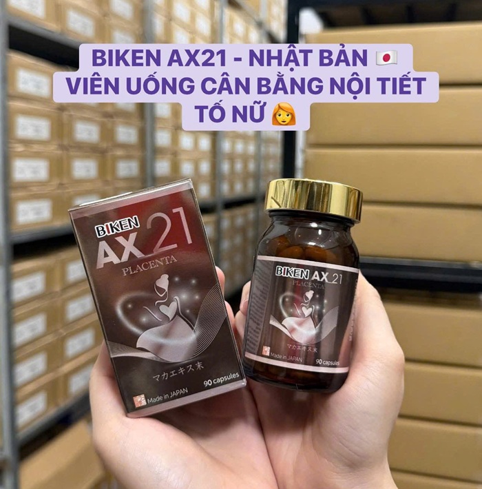 Viên uống nội tiết tố Biken AX 21 Placenta Nhật Bản 
