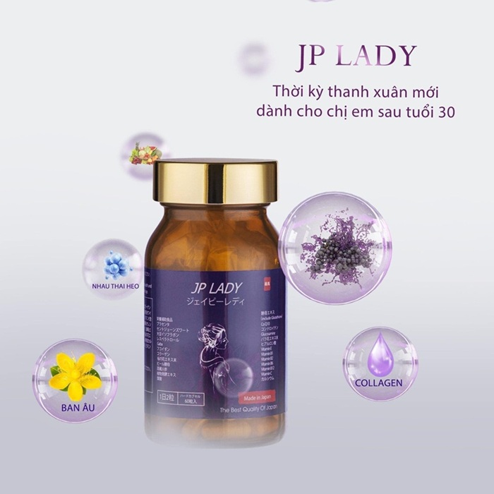 Thành phần của Viên uống tiền mãn kinh Jp Lady Jpanwell Nhật Bản