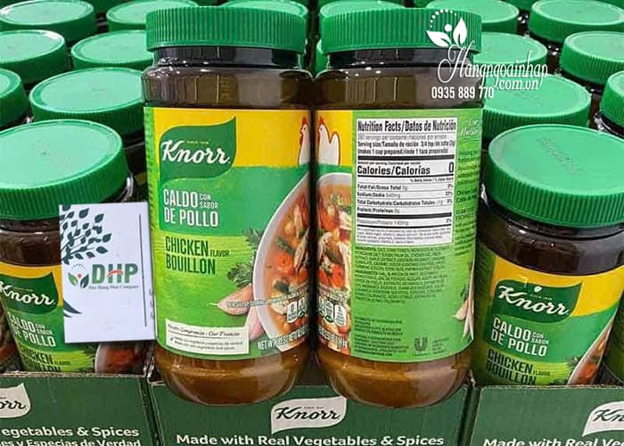Bột nêm Gà Knorr Chicken Flavor Bouillon 1,14kg của Mỹ 90