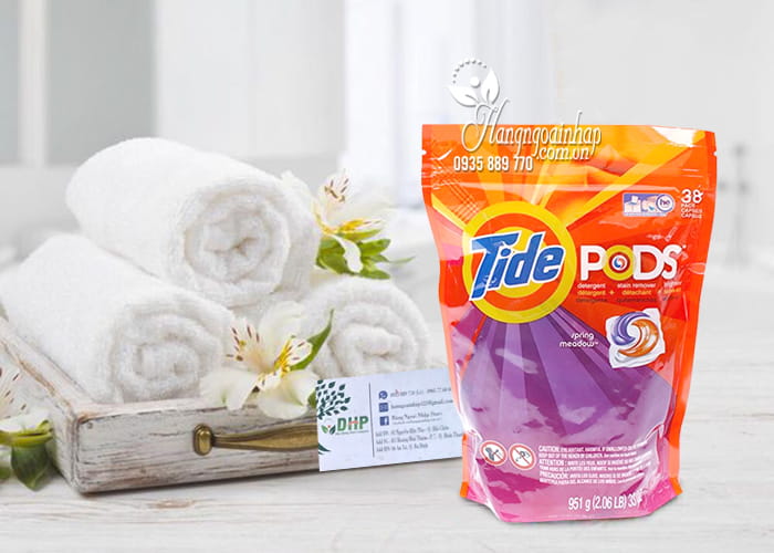 Viên Nước Giặt Xả Tide Pods 38 Viên 1`