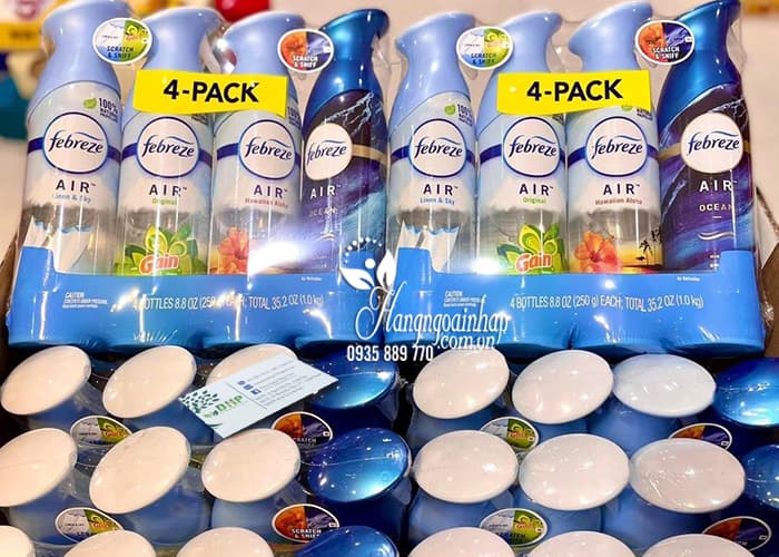 Xịt phòng khử mùi Febreze Air 250g của Mỹ 4 loại 00