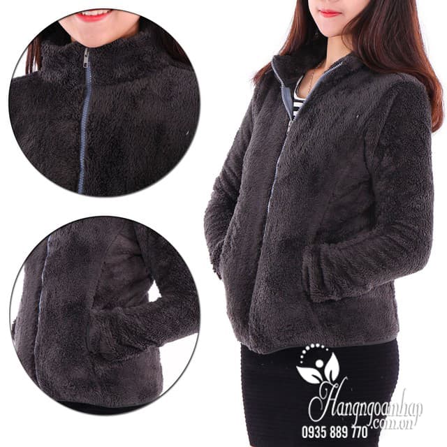 Áo khoác chần trám lót lông cừu Uniqlo dáng ngắn 432295  Shop Mẹ Bi