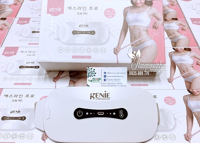 Máy massage giảm mỡ bụng Genie Sline Pro của Hàn Quốc 8