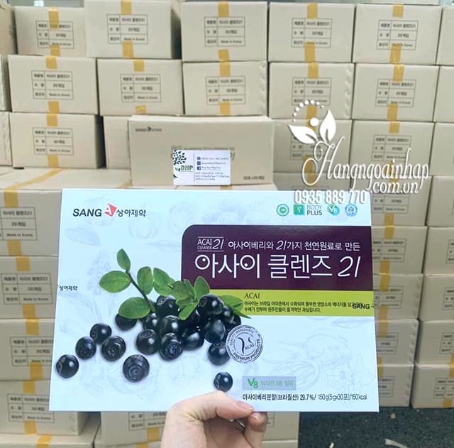 Nước ép Acai Berry Detox SangA Hàn Quốc, giảm cân đẹp da 6