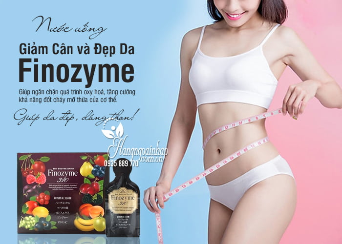Nước uống giúp giảm cân và đẹp da Finozyme 310 Nhật Bản 