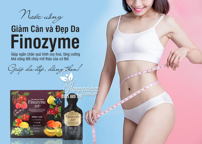 Nước uống giúp giảm cân và đẹp da Finozyme 310 Nhật Bản 