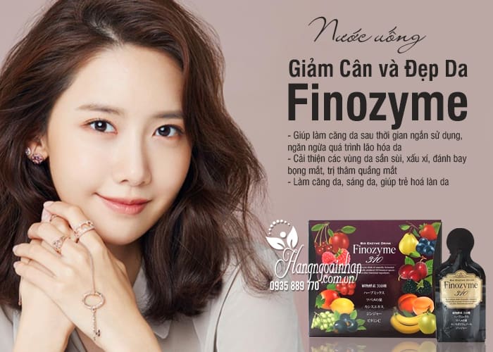 Nước uống giúp giảm cân và đẹp da Finozyme 310 Nhật Bản 7