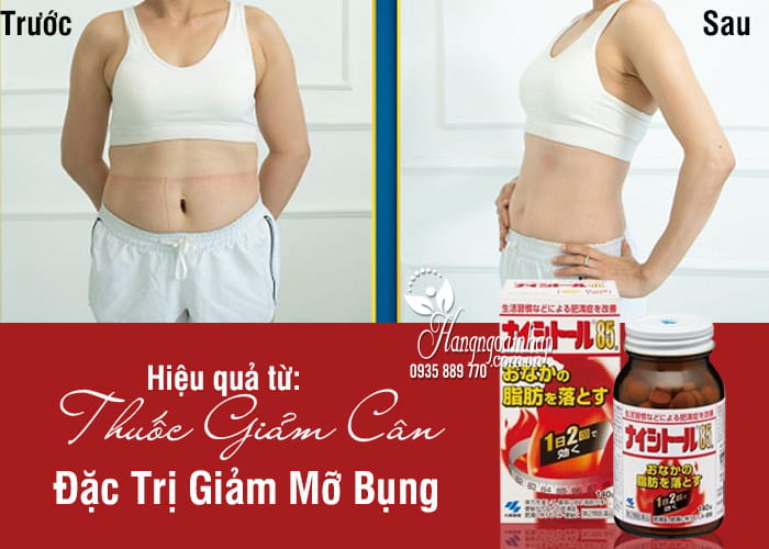 Thuốc Giảm Cân Đặc Trị Giảm Mỡ Bụng Số 85 Của Nhật Bản 1