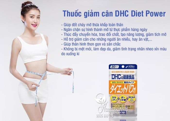 Thuốc giảm cân DHC Diet Power 20 ngày Nhật Bản, màu cam 3