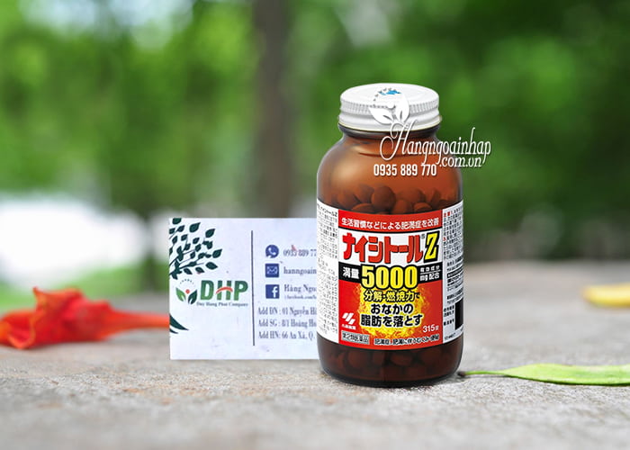 Thuốc giảm mỡ bụng Naishituro Z 5000mg Kobayashi  315 viên Nhật Bản 0