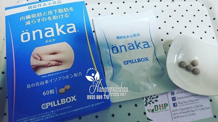 Thuốc giảm mỡ bụng Onaka Pillbox Nhật Bản 60 viên 7