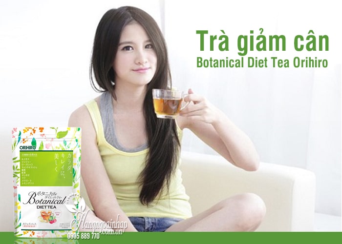 Trà giảm cân Botanical Diet Tea Orihiro Nhật từ thảo mộc 7