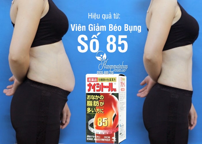 Viên Giảm Béo Bụng Số 85 240 Viên Của Nhật Bản 1