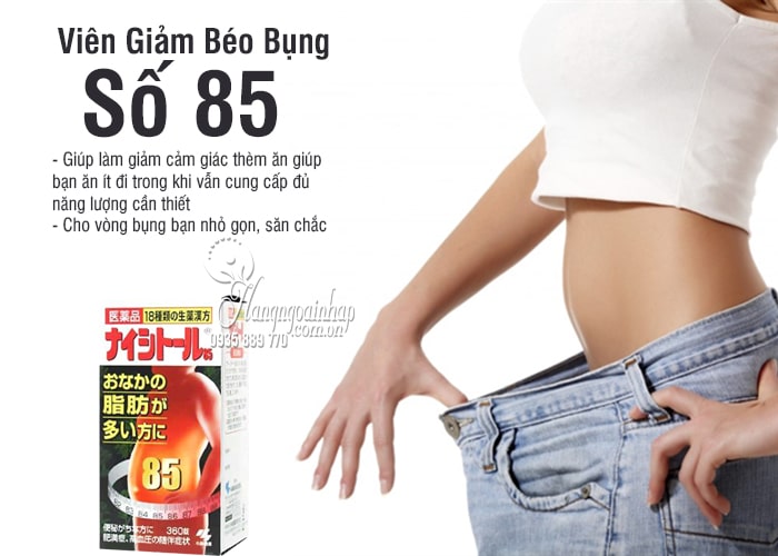 Viên Giảm Béo Bụng Số 85 240 Viên Của Nhật Bản 9