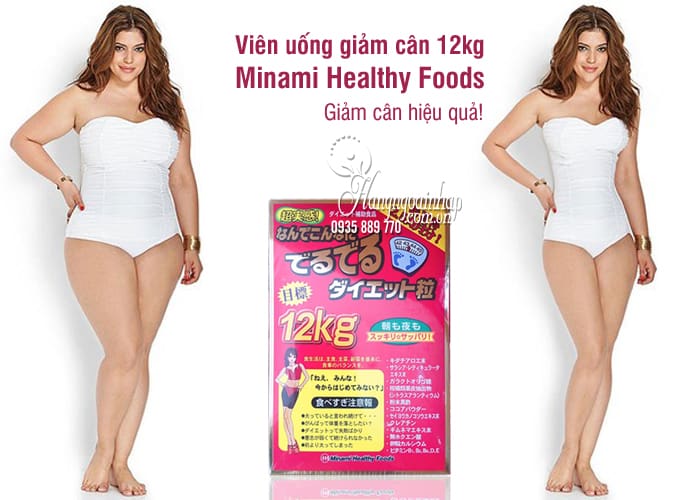 Viên uống giảm cân 12kg Minami Healthy Foods Nhật Bản 8