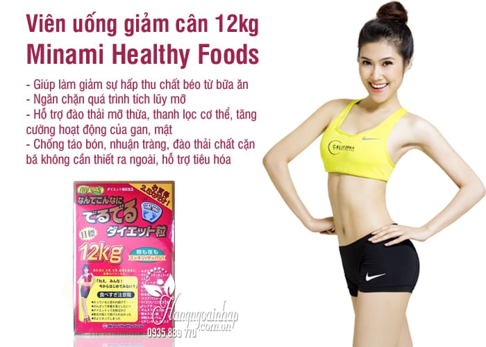 Viên uống giảm cân 12kg Minami Healthy Foods Nhật Bản 7