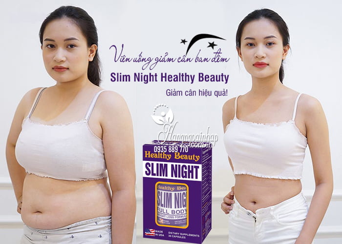 Viên uống giảm cân ban đêm Slim Night Healthy Beauty 30 viên 2