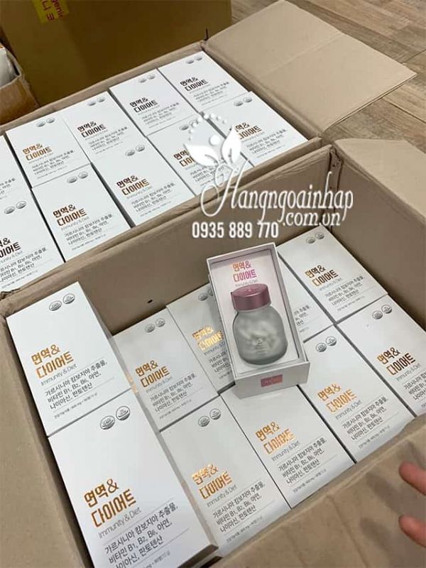 Viên uống giảm cân đẹp da Hlab Immunity & Diet 90 viên 1