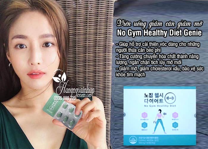 Viên uống giảm cân giảm mỡ No Gym Healthy Diet Genie 2