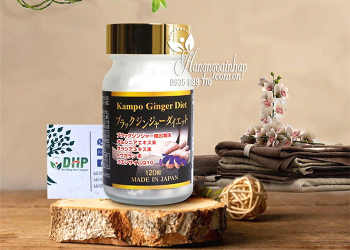Viên uống giảm cân Kampo Ginger Diet Nhật Bản 120 viên 7
