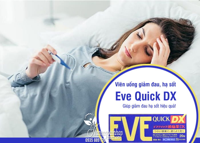 Viên uống giảm đau, hạ sốt Eve Quick DX nội địa Nhật  5