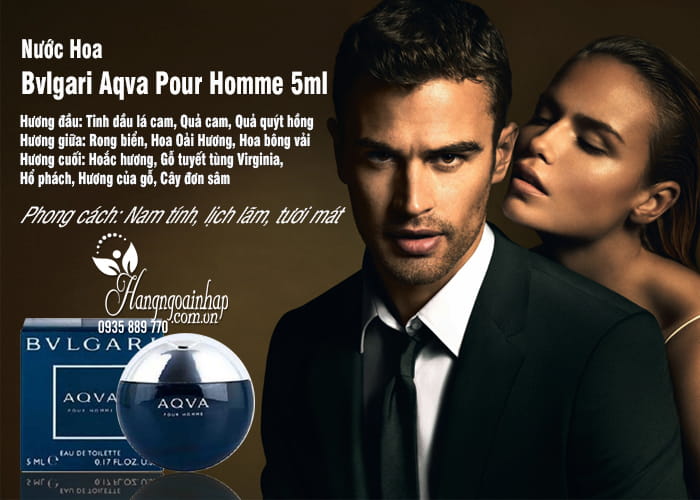 Nước Hoa Bvlgari Aqva Pour Homme 5ml Của Ý 1